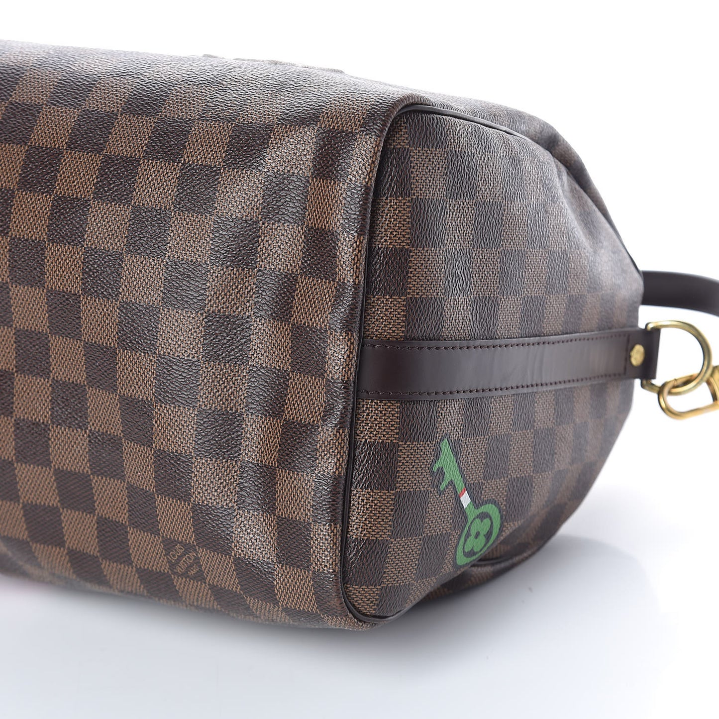 Damier Ebene Patches Speedy Bandouliere 30
