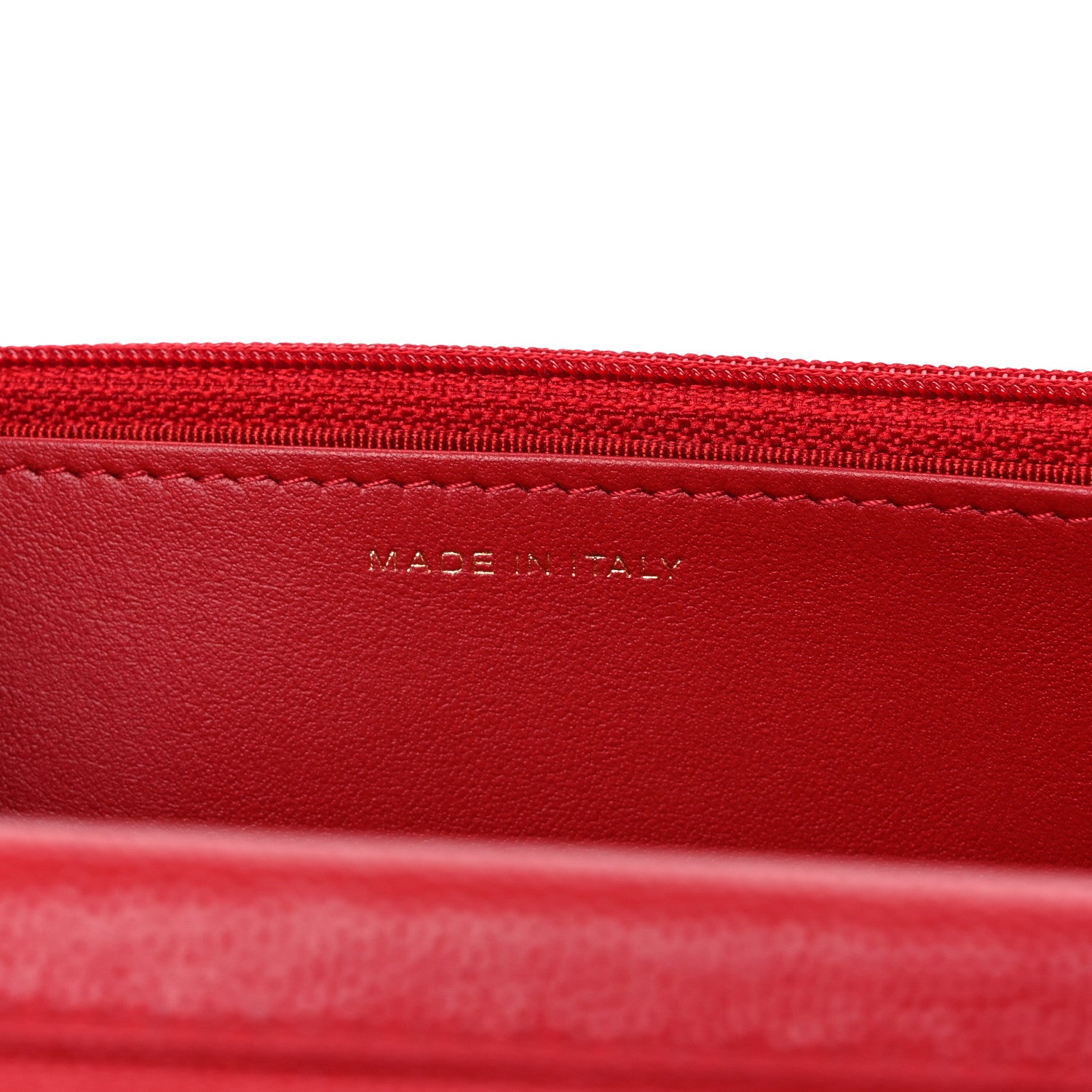 Chanel Caviar Quilted Wallet On Chain WOC Red 7 of 11