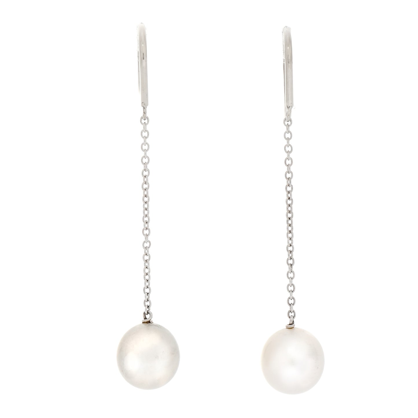 Sterling Silver Pearl 8mm Elsa Peretti Pearls By The Yard Earrings