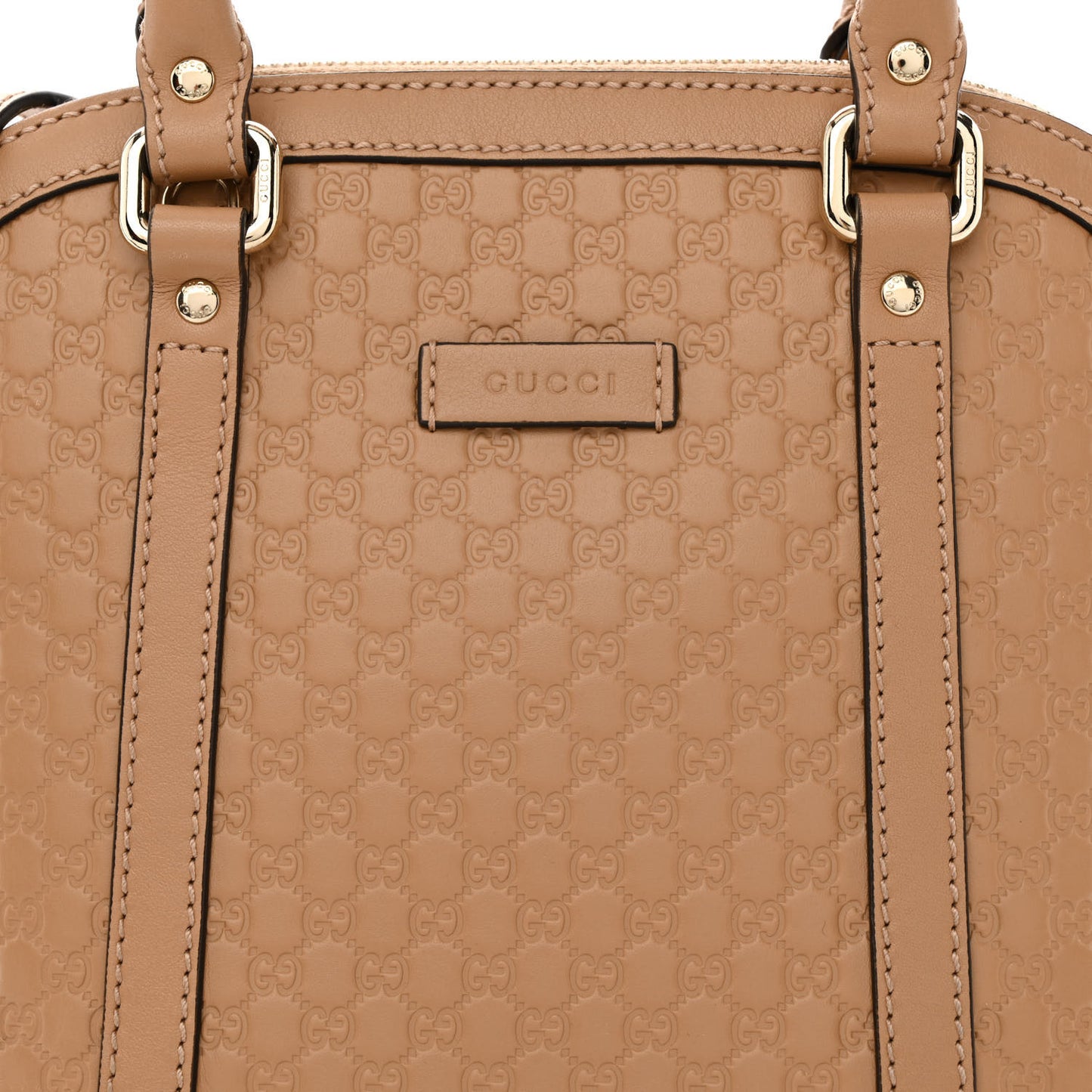 Soft Microguccissima Mini Dome Bag Camelia
