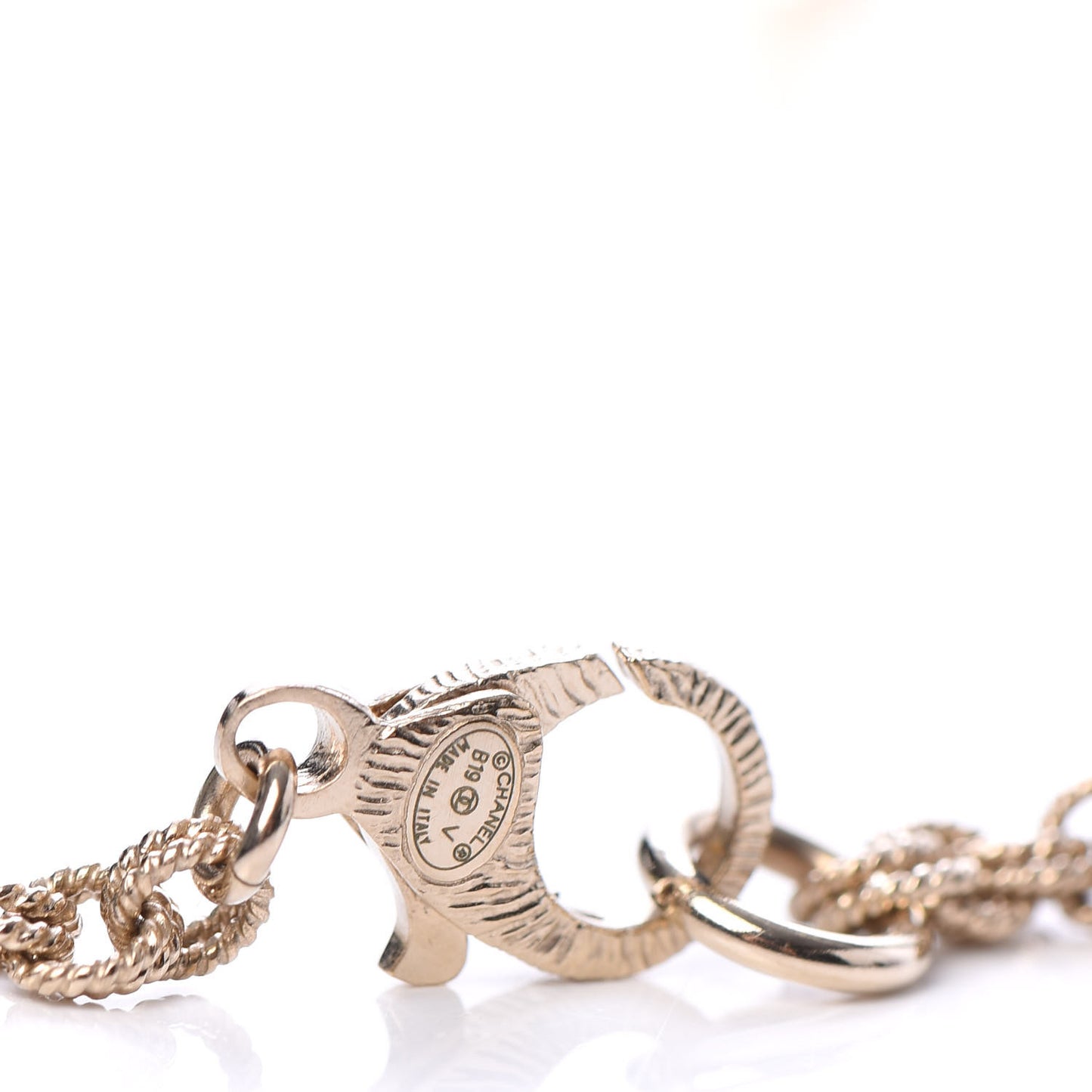 Pearl CC Necklace Light Gold