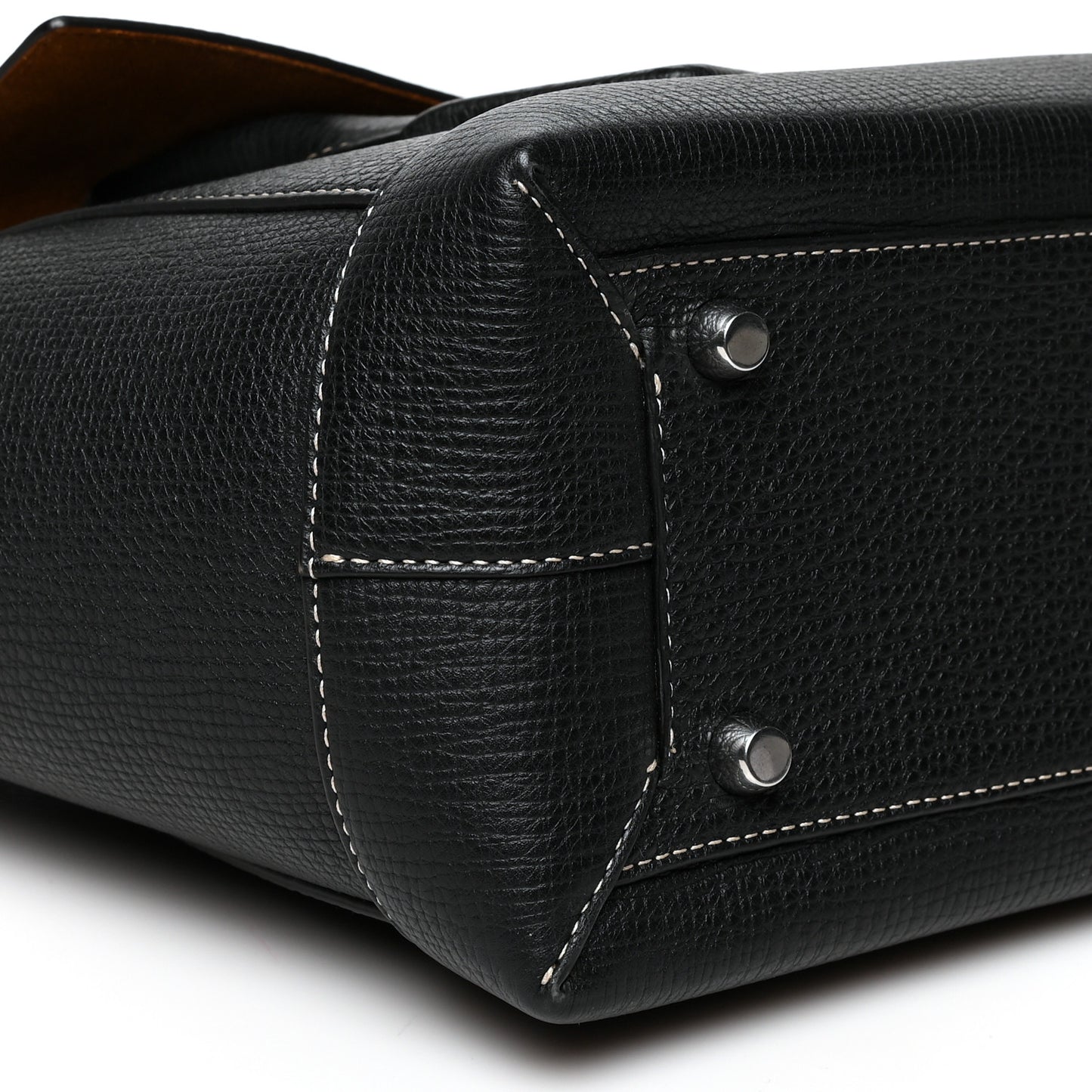 Grainy Calfskin Small Arco Black
