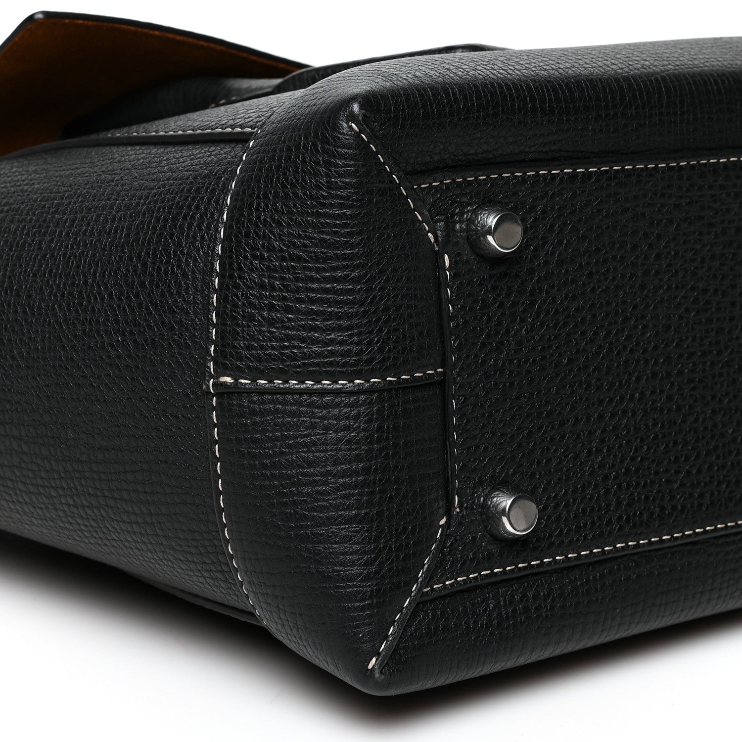 Bottega Veneta Grainy Calfskin Small Arco Black 10 of 11