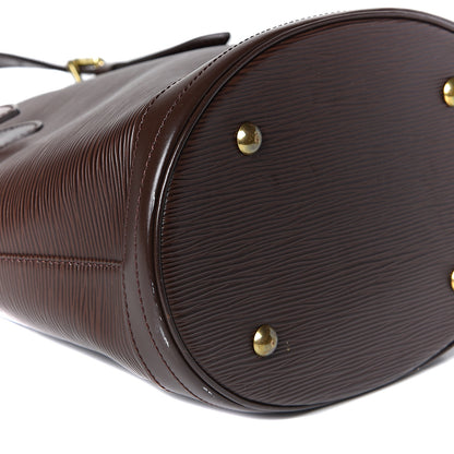 Louis Vuitton Epi Petit Bucket 23 Moka 9 of 10