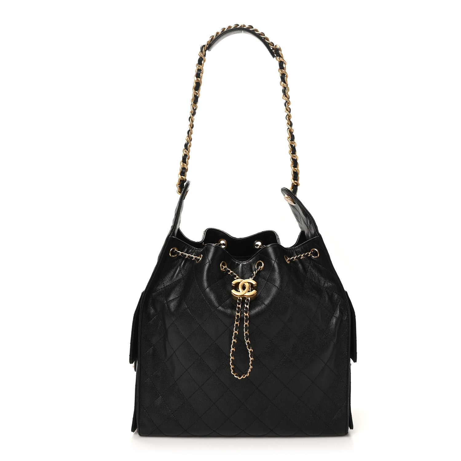 Chanel Caviar Quilted Medium Chanel 25 Handbag Black 1 of 11