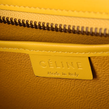 Celine Palmelato Calfskin Nano Luggage Sunflower 7 of 15