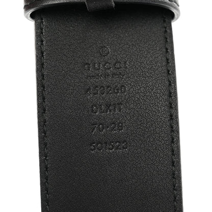 Gucci Moon Calfskin Pearl Double G 40mm Belt 70 28 Black Cream 11 of 11