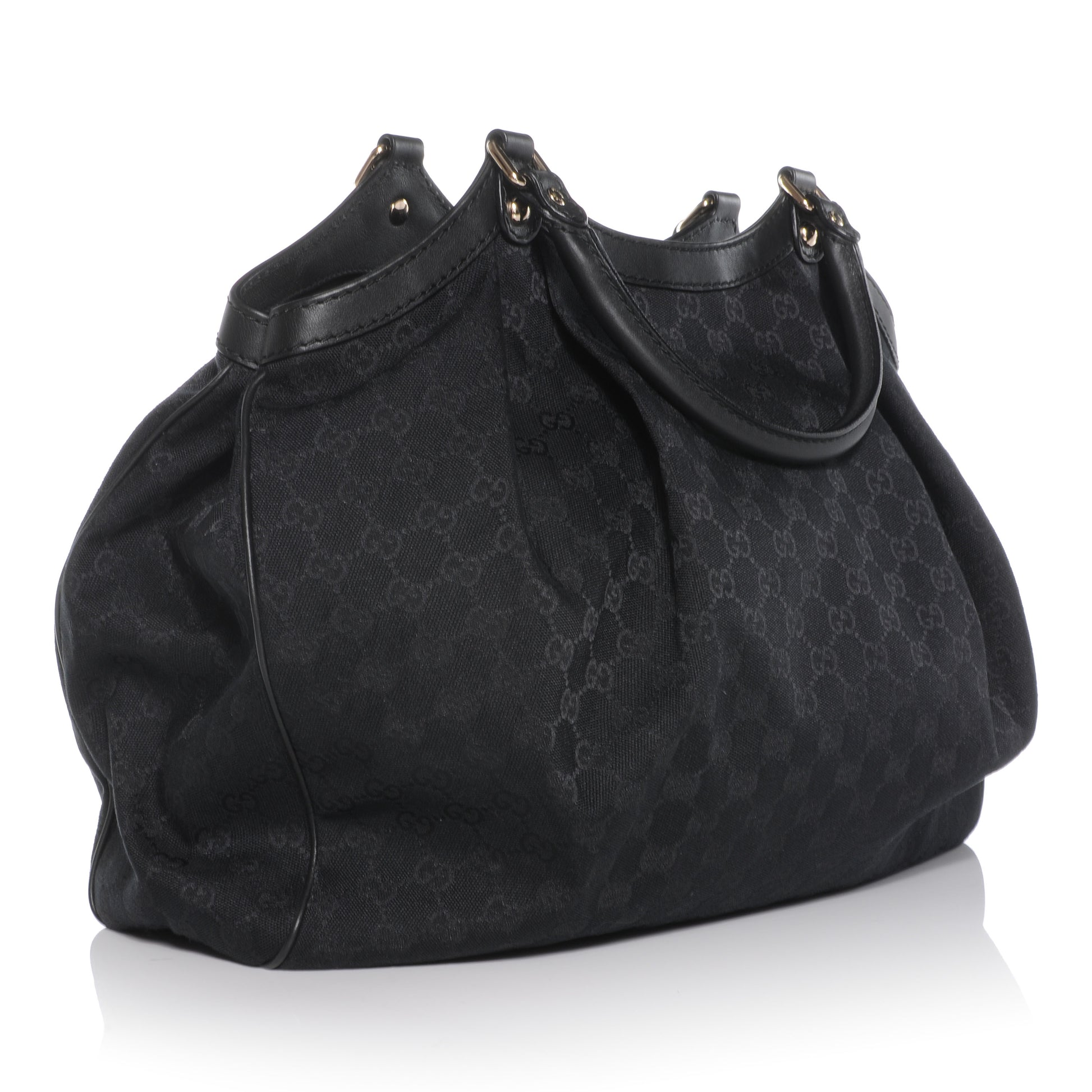 Gucci Monogram Large Sukey Tote Black 3 of 8