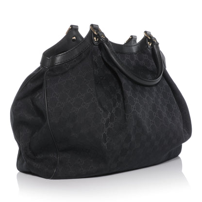 Gucci Monogram Large Sukey Tote Black 3 of 8