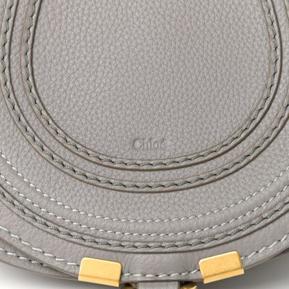 Chloe Calfskin Mini Marcie Round Crossbody Bag Cashmere Grey 9 of 9