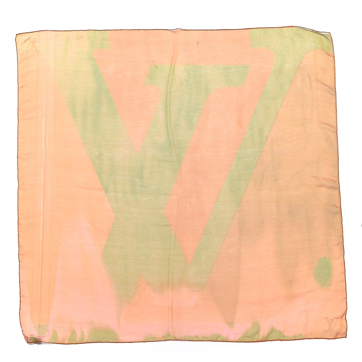 Silk LV Tie Dye Scarf