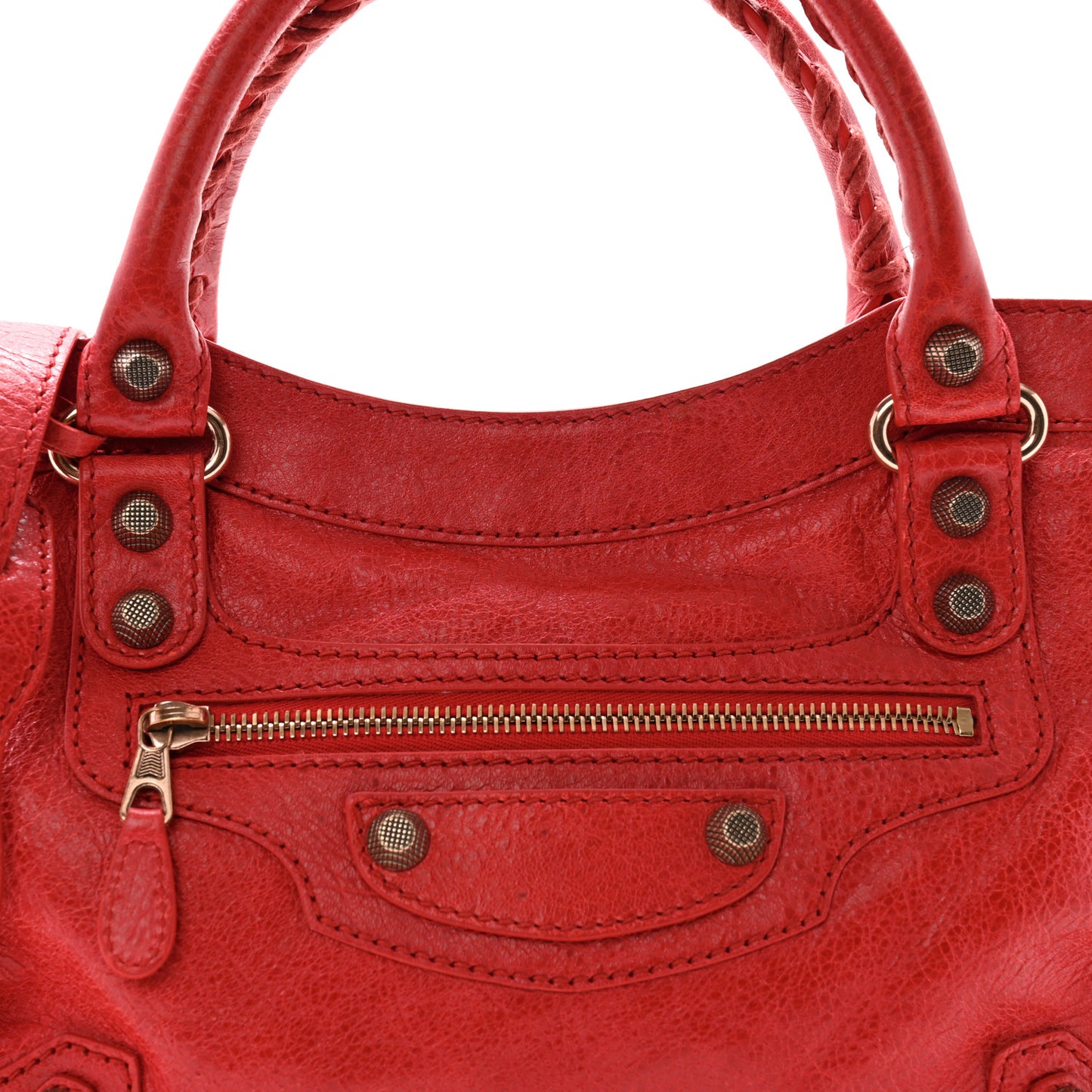 Agneau Giant 12 Rose Gold Hardware Town Rouge Coquelicot