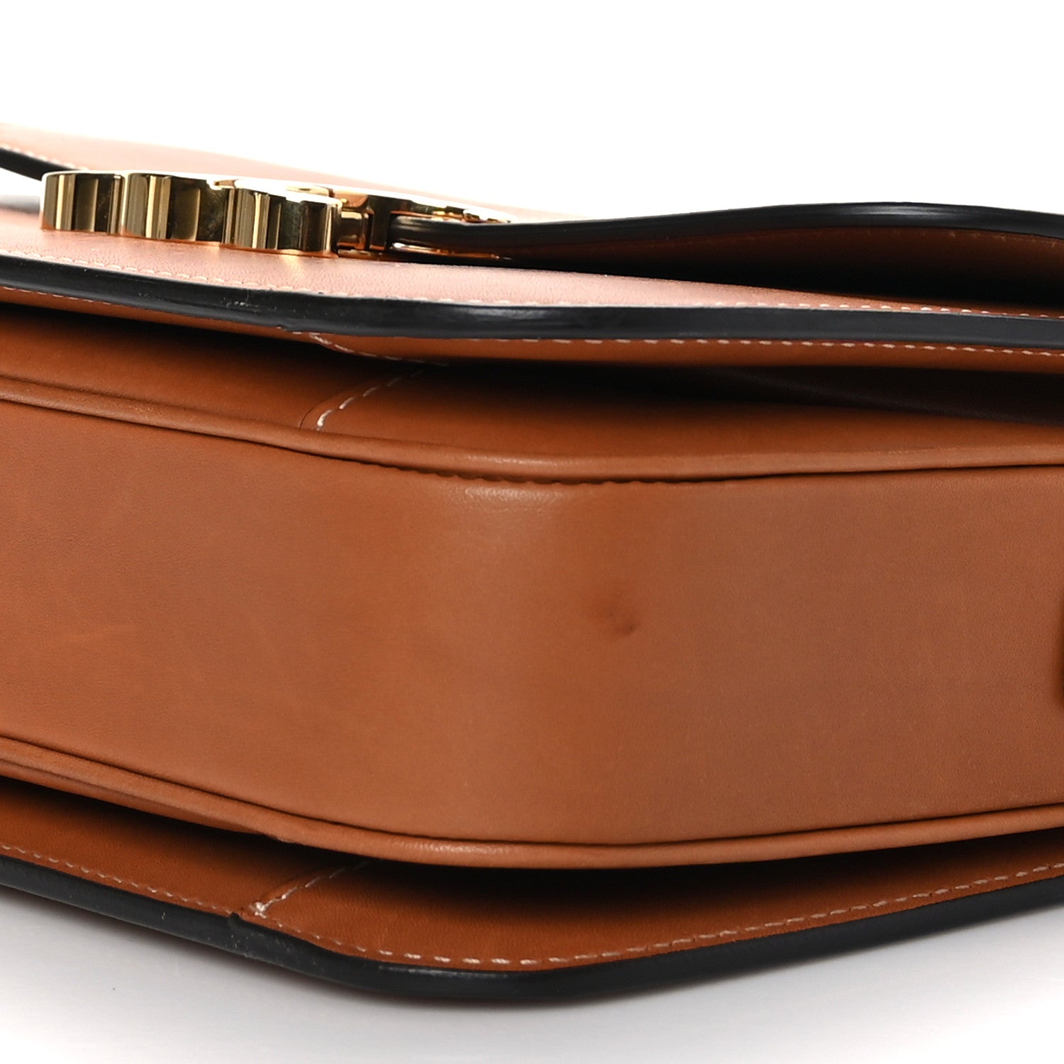 Celine Shiny Calfskin Medium Triomphe Tan 9 of 9