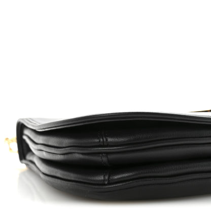 Gucci Roxy Calfskin Web Medium Studded Blondie Shoulder Flap Bag Black 8 of 9