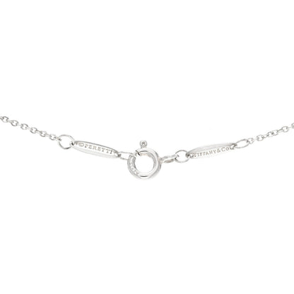 Tiffany Sterling Silver Tanzanite .07ct Elsa Peretti Color By The Yard Necklace 5 of 5
