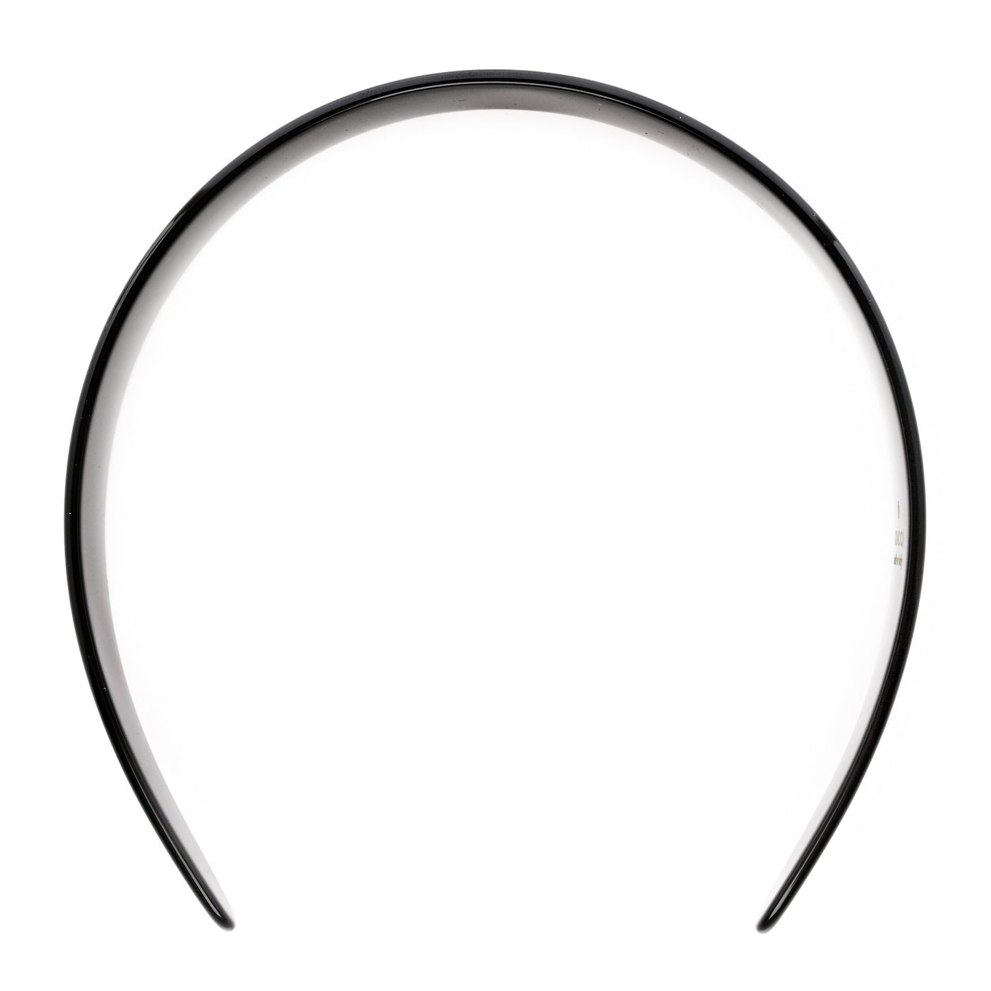 Resin Crystal Interlocking G Headband Black