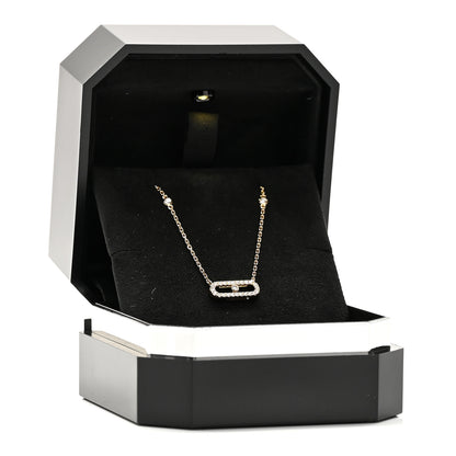 Messika 18K Yellow Gold Diamond Move Uno Pave Necklace 5 of 5