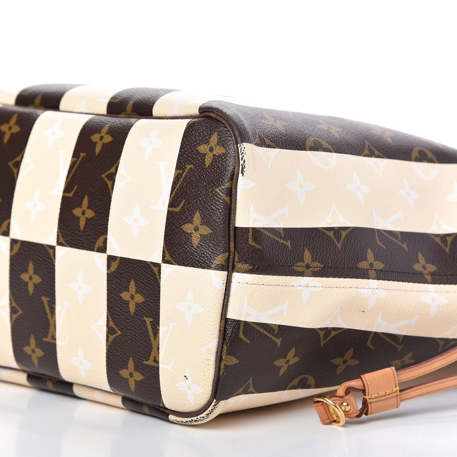Louis Vuitton Monogram Rayures Neverfull MM 7 of 9
