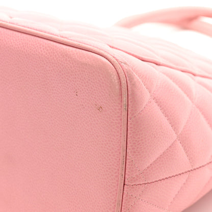 Chanel Caviar Quilted Medallion Tote Light Pink 14 of 15