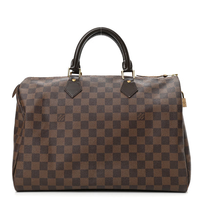 Louis Vuitton Damier Ebene Speedy 35 1 of 10