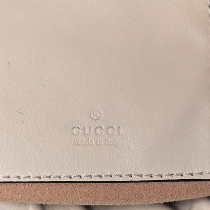 Gucci Calfskin Matelasse Mini GG Marmont 2.0 Bucket Bag White 6 of 16