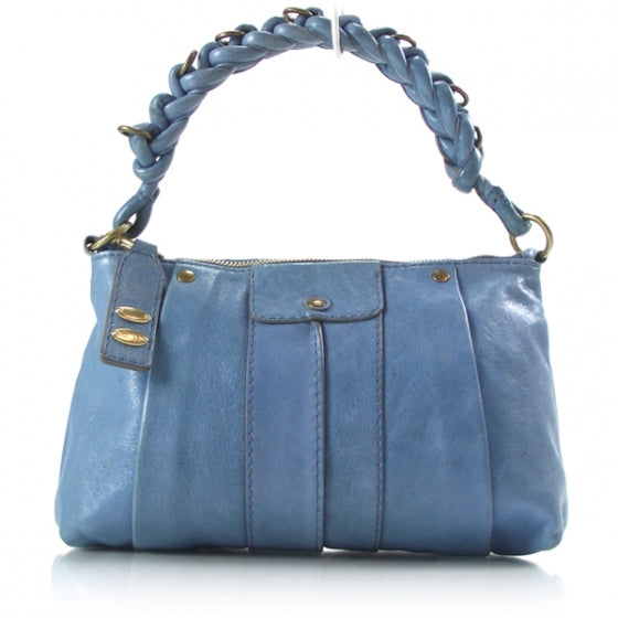Chloe Leather Small Heloise Satchel Baby Blue 1 of 11