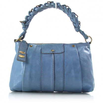 Chloe Leather Small Heloise Satchel Baby Blue 1 of 11