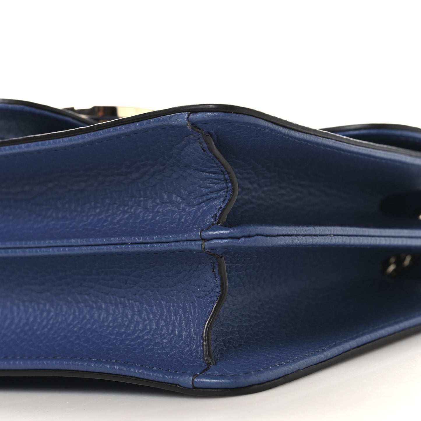 Dollar Calfskin Small Interlocking G Shoulder Bag Caspian