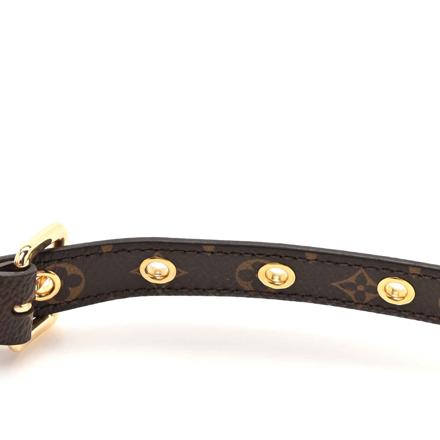 Louis Vuitton Monogram Adjustable Papillon Shoulder Strap Brown 4 of 5
