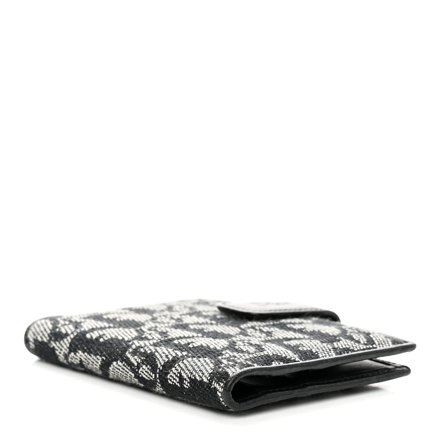 Monogram Compact Wallet Black