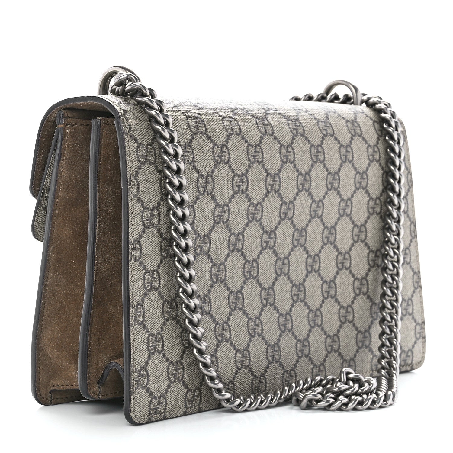 Gucci GG Supreme Monogram Small Dionysus Shoulder Bag Taupe 3 of 11