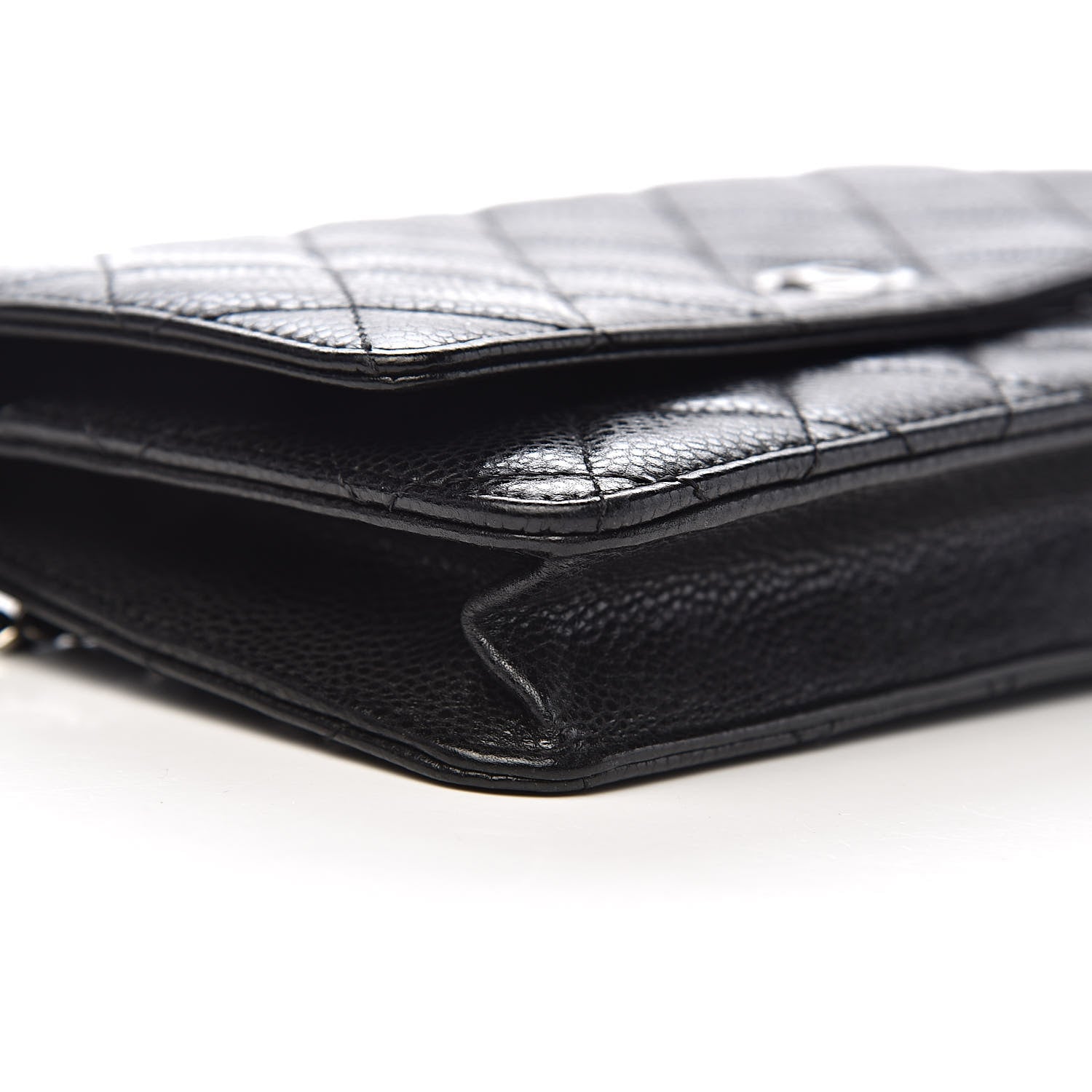 Chanel Caviar Quilted Wallet On Chain WOC Black 9 of 12