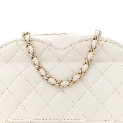 Chanel Lambskin Quilted CC In Love Heart Bag White 8 of 16
