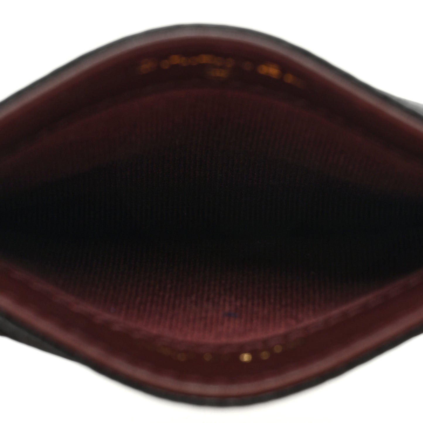 Caviar Quilted Card Holder Black