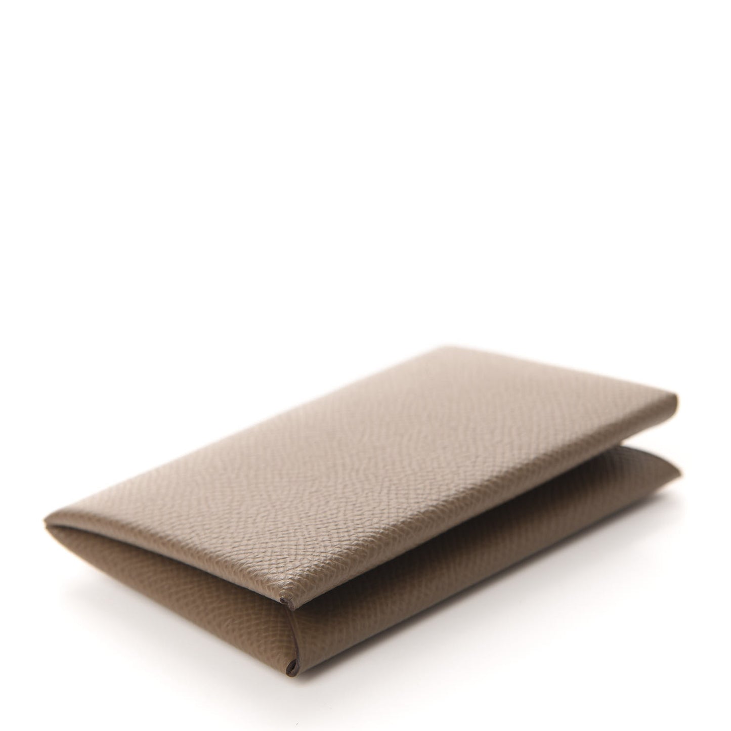 Epsom Calvi Card Case Etoupe