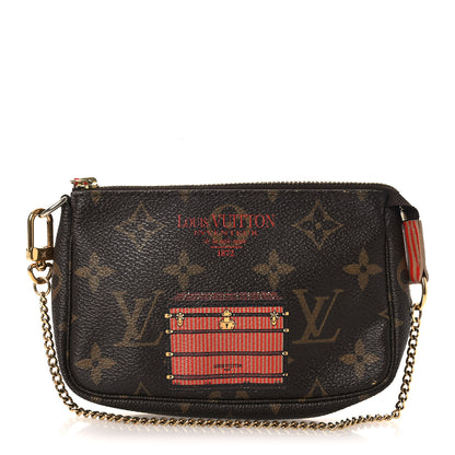 Louis Vuitton Monogram Trunks and Locks Mini Pochette Accessories 1 of 14