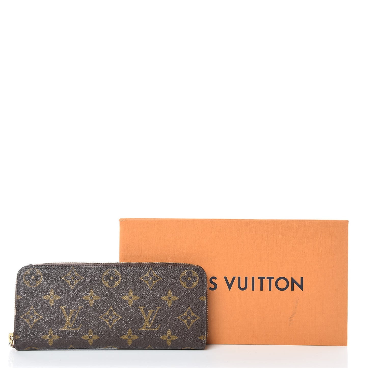 Monogram Clemence Wallet Rose Ballerine