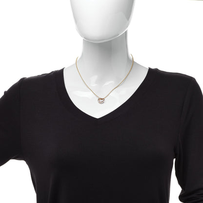 Cartier 18K Pink Yellow White Gold Baby Trinity Pendant Necklace 2 of 5