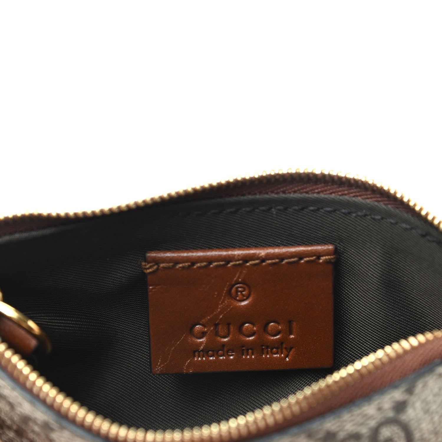 Gucci GG Supreme Monogram Key Case Brown 6 of 8