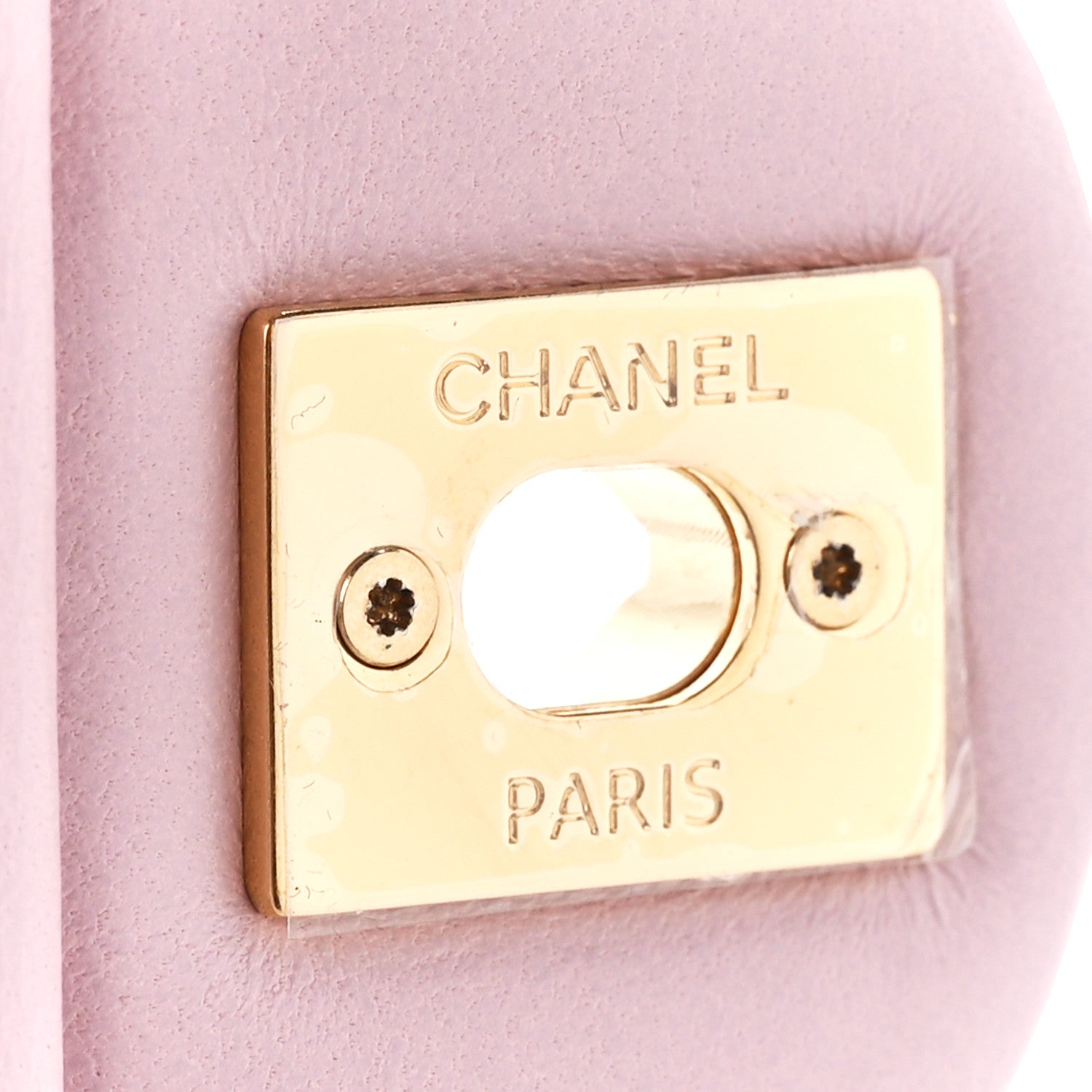 Chanel Lambskin Quilted Small Chain Top Handle Flap Rose Clair 8 of 12