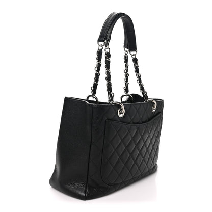 Chanel Caviar Quilted Grand Shopping Tote GST Black 2 of 9