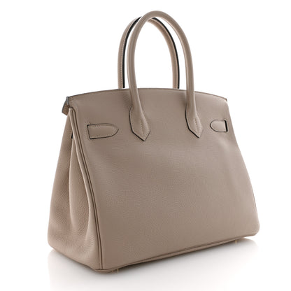 Hermes Togo Birkin 30 Gris Tourterelle 3 of 10