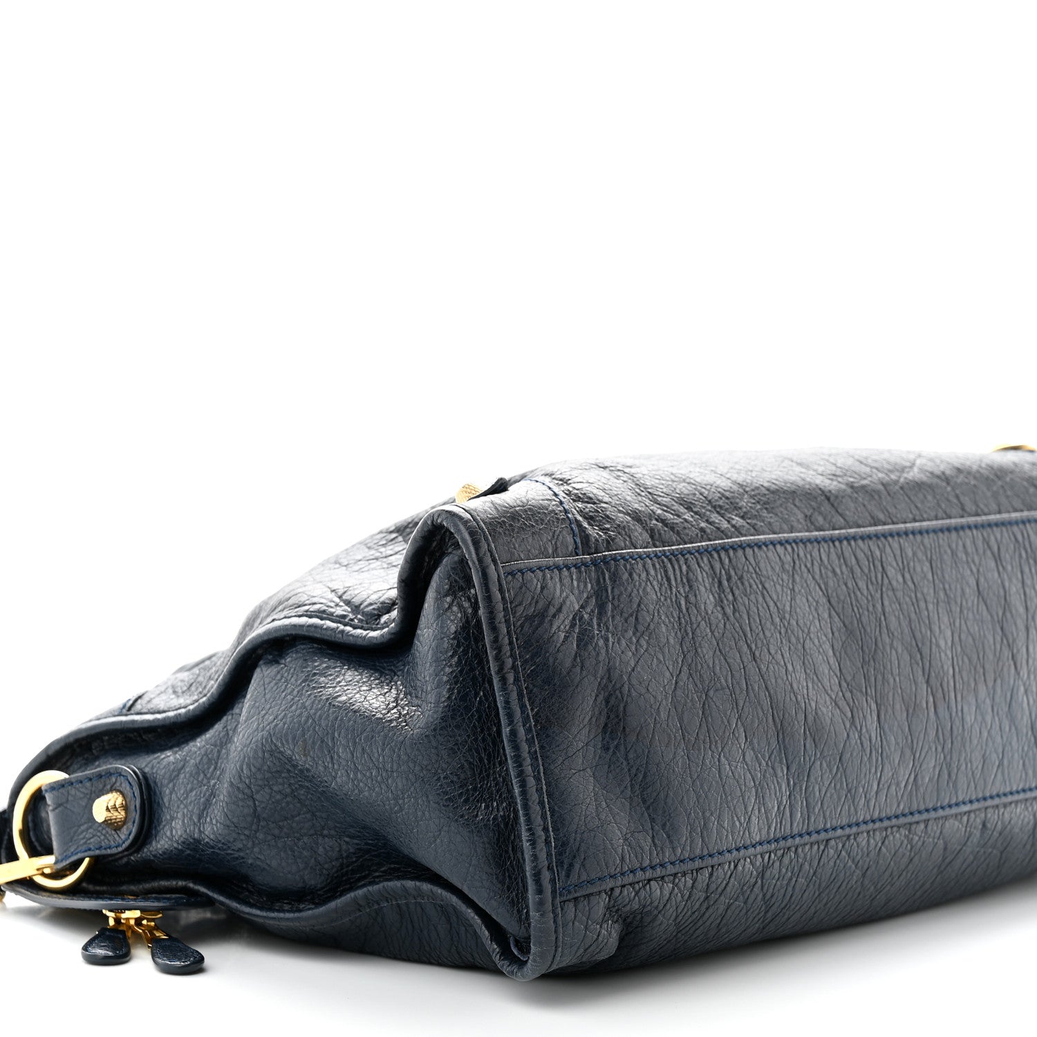 Balenciaga Agneau Giant 12 Gold Hardware City Bleu Obscur 9 of 10