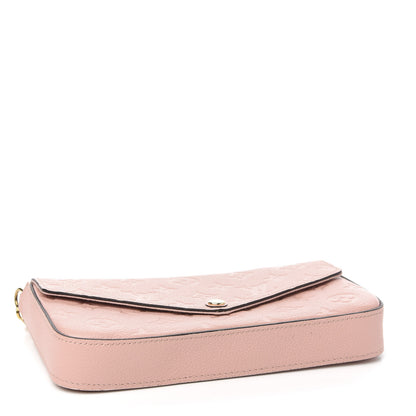 Louis Vuitton Empreinte Pochette Felicie Chain Wallet Rose Poudre 3 of 11