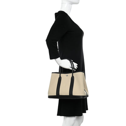 Hermes Toile Negonda Garden Party 30 TPM Beton Black 2 of 10
