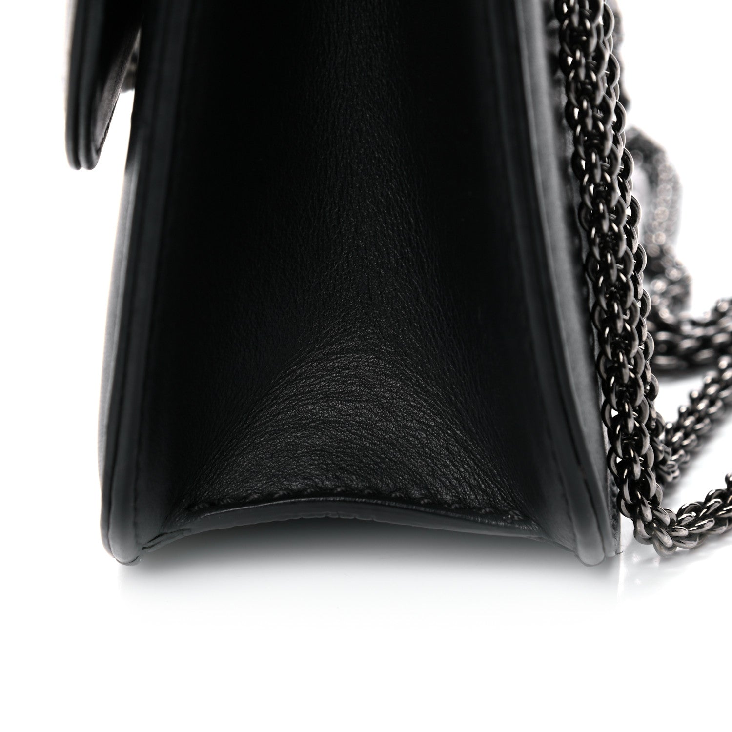 Valentino Garavani Vitello Medium Glam Lock Rockstud Flap Black 14 of 19
