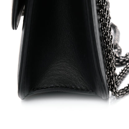 Valentino Garavani Vitello Medium Glam Lock Rockstud Flap Black 14 of 19
