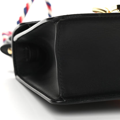 Gucci Calfskin Mini Sylvie Top Handle Bag Black 7 of 8