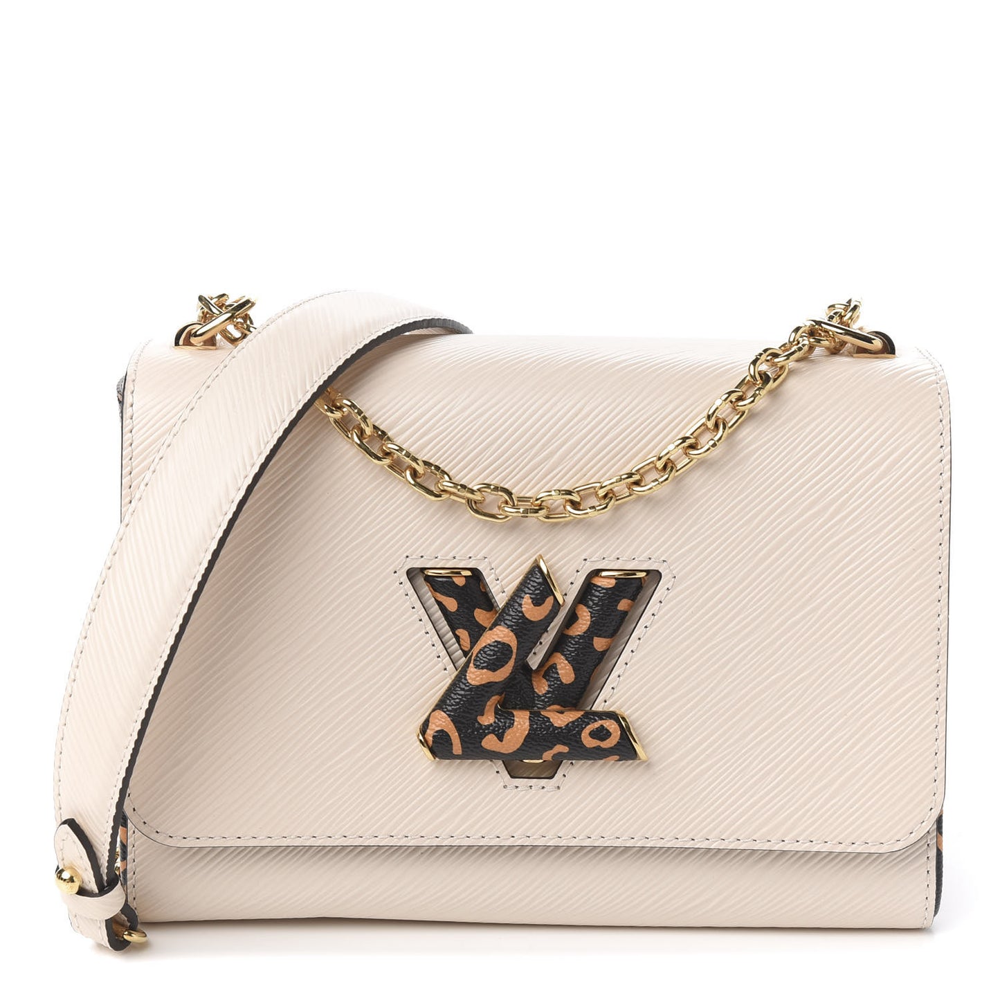 Epi Giant Jungle Twist Shoulder Bag MM Quartz