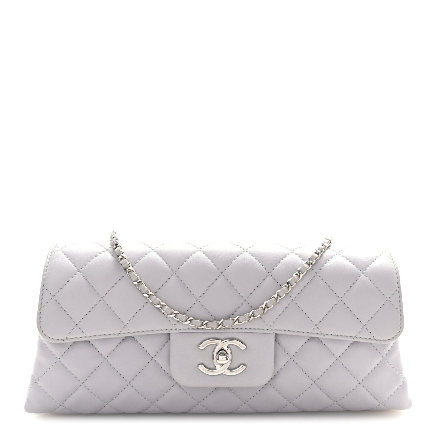 Chanel Lambskin Quilted By 4 Flap Crossbody Grey 1 of 10